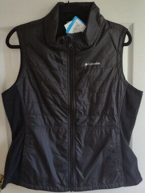 Columbia Emberview Vest - black lightweight puffer vest - NWT - size L
